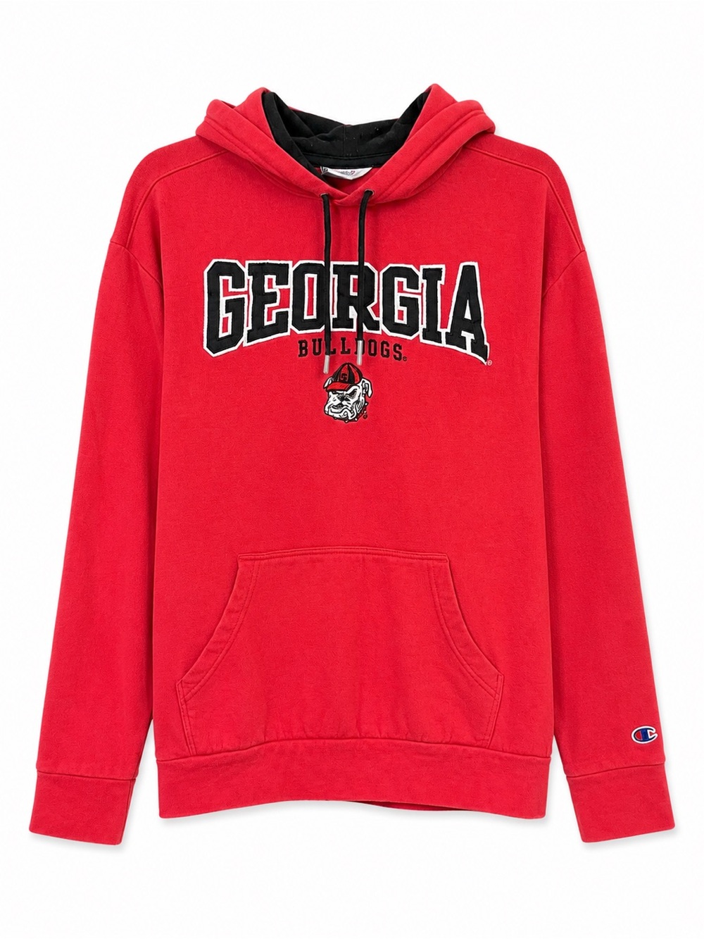 Champion Georgia Bulldogs Red Hoodie Sweatshirt NCAA Pullover